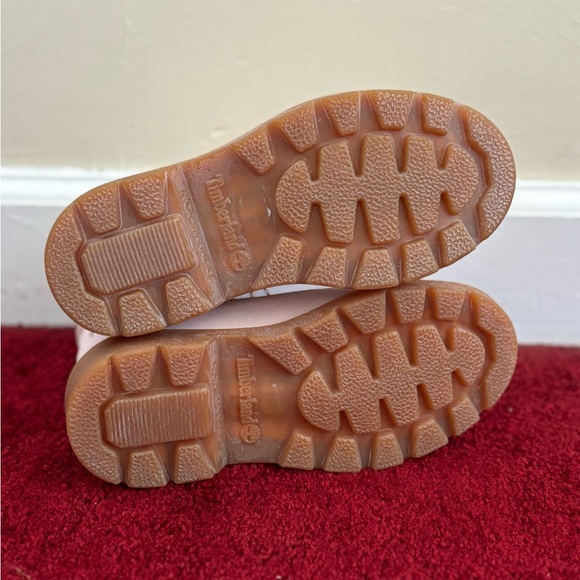 Girls youth light pink Timberland boots - Picture 4 of 6